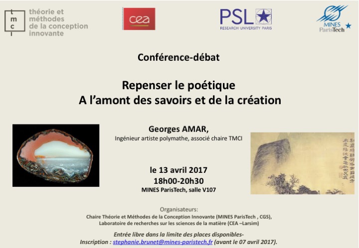 Conférence C2I2 - A l’amont des savoirs et de la création - Georges Amar